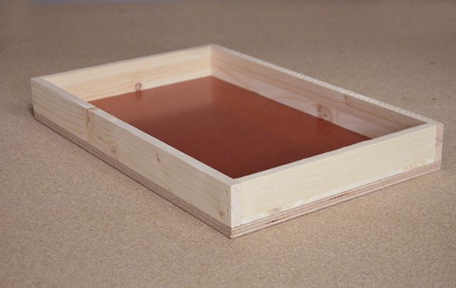 Körnerbude Sittich Wühlkiste, klein 36 x 23 x 4,5cm