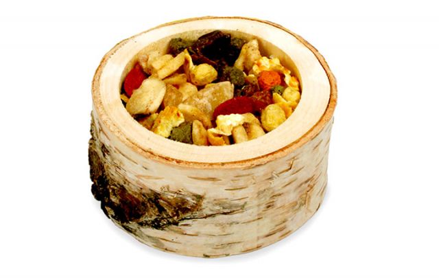 JR FARM Holznapf mit Früchten 120g