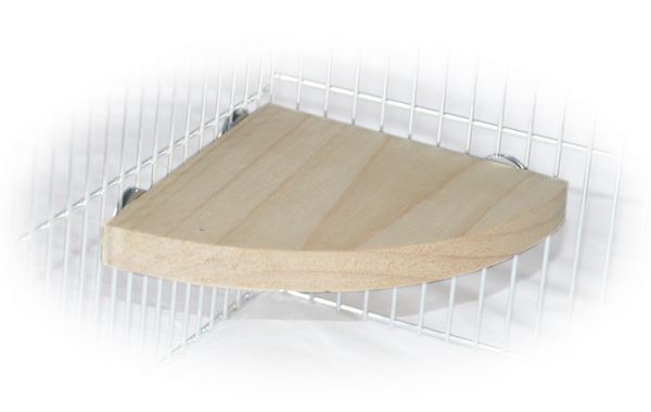Ecksitzbrett halbrund, klein 14 x 14 x 2 cm