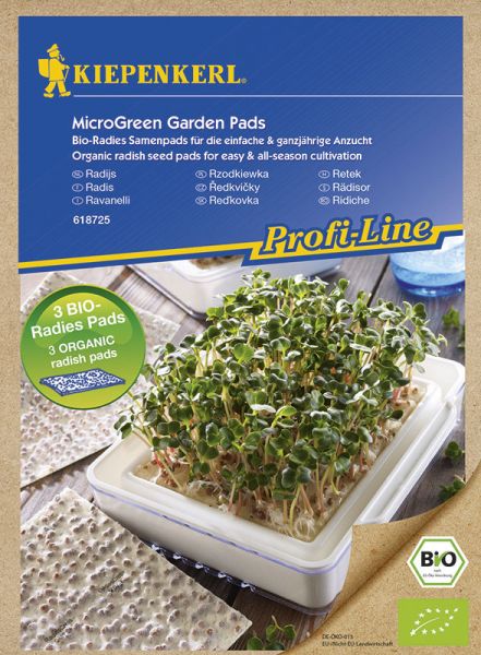 MicroGreen Garden Bio-Radieschen Nachfüllpads