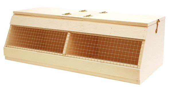 Versandkiste für Kanarien / Wellensittiche - groß 2-teilig